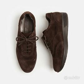 FRATELLI ROSSETTI sneakers marroni in camoscio 39