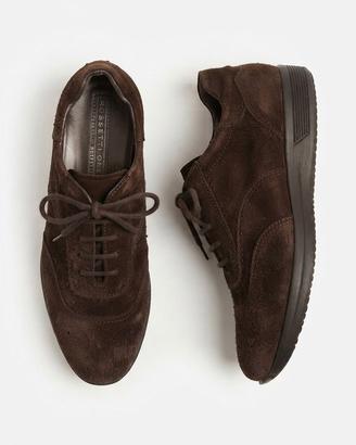 FRATELLI ROSSETTI sneakers marroni in camoscio 39
