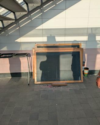 6 Lavagne scolastiche classiche in ardesia e legno
