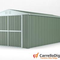 Box garage auto in Acciaio 327x611 19mq verde