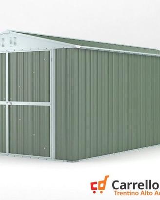 Box garage auto in Acciaio 327x611 19mq verde