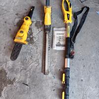 motosega tagliasiepe telescopico a batterke