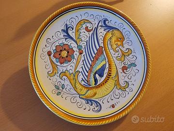 Piatto ceramica di Deruta
