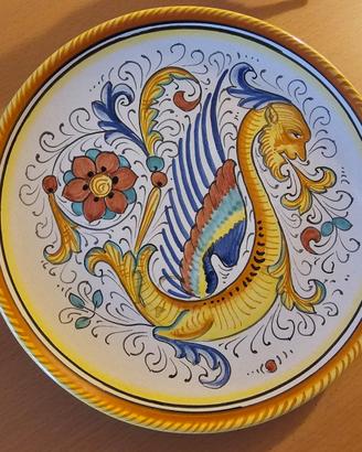 Piatto ceramica di Deruta