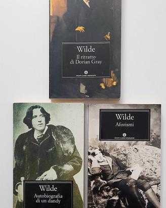 n.3 libri di Oscar Wilde  in blocco a 5 euro.