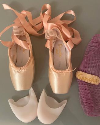 Mezze Punte Per Ginnastica Ritmica E Danza Classica – Taglie XS A XL, Per Bambine E Ragazze, Piedi Lunghi 21-25,5 Cm