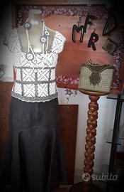 Denim & Cotone - Gonna Jeans Canotta Cotone uncin.