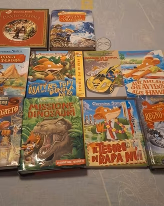 Collezione 10  libri per bambini Geronimo Stilton