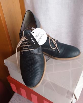 scarpe in vera pelle nuove in confezioni originali