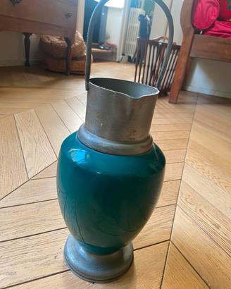 vaso verde vintage