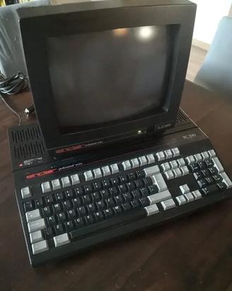 Raro computer PC vintage Sinclair PC200 + monitor