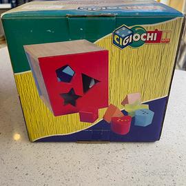 Gioco didattico cubo di legno
