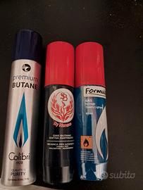 ricarica gas butano per accendini e accendigas