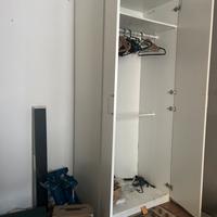 armadio bianco singolo 40€