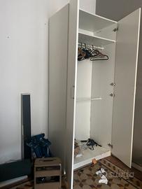 armadio bianco singolo 40€