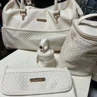 set borsa nascita Pastello