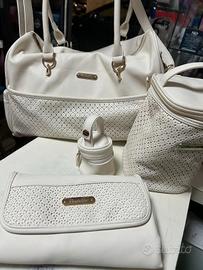 set borsa nascita Pastello