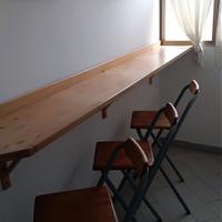 Piano snack legno+staffe legno