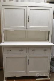 credenza doppio corpo laccata