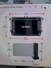 Autoradio Navigatore per Volkswagen Skoda