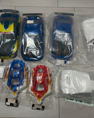 Carrozzerie 1/10 1/16 onroad offroad nuove