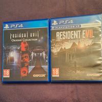 resident evil origins collection + re 7 ps4
