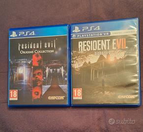 resident evil origins collection + re 7 ps4