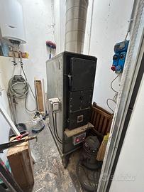 Caldaia a legna fabbri calor a fiamma inversa