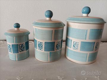 Set 3 barattoli con coperchio THUN