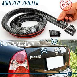 SPOILER Posteriore Per Volkswagen CARBONIO Adesivo