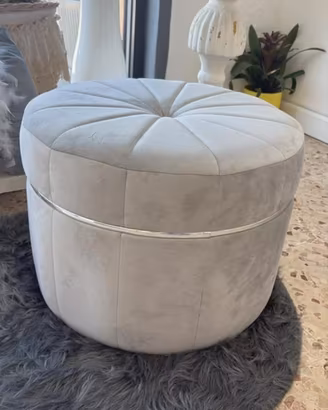 Puff grigio nuovo