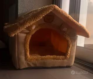 Cuccia per cani da interno richiudibile e lavabile