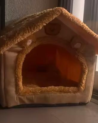 Cuccia per cani da interno richiudibile e lavabile