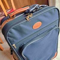 Valigia Trolley blu robusta