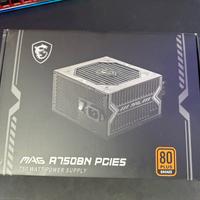 Alimentatore pc MSI 750 watt a750bn pcie5