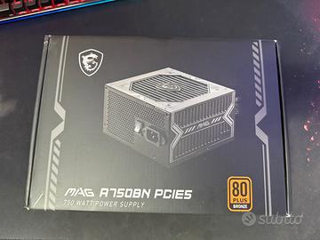 Alimentatore pc MSI 750 watt a750bn pcie5