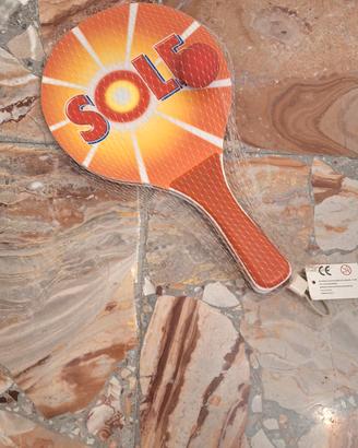 racchettoni racchette  ping pong  con pallina
