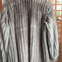 pelliccia visone grigio