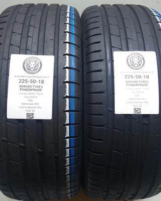2 GOMME 225 50 18 NOKIAN A76412