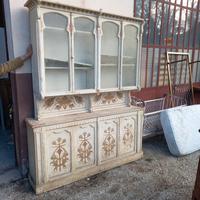 CREDENZA LIBRERIA ANTICA 
