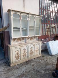 CREDENZA LIBRERIA ANTICA 