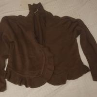 Cardigan marrone da donna Country Line - Taglia 44