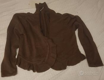 Cardigan marrone da donna Country Line - Taglia 44