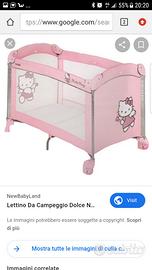 Culla hello kitty brevi rosa