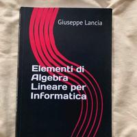 Elementi di Algebra Lineare per Informatica