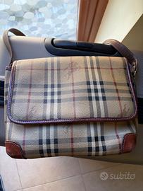 borsa a tracolla vintage Burberry