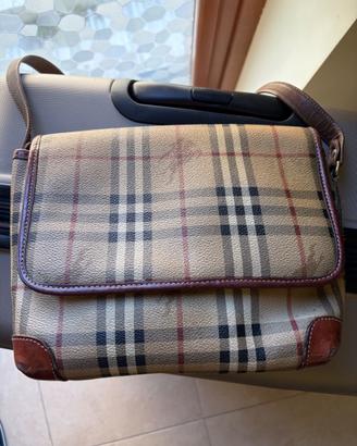 borsa a tracolla vintage Burberry