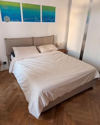 Letto matrimoniale e materasso Ikea
