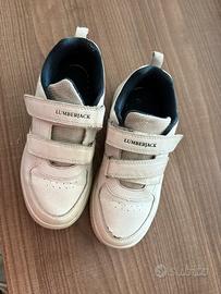Scarpe lumberjack bambino bianche taglia 33