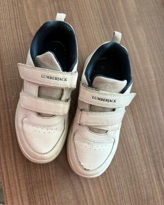 Scarpe lumberjack bambino bianche taglia 33